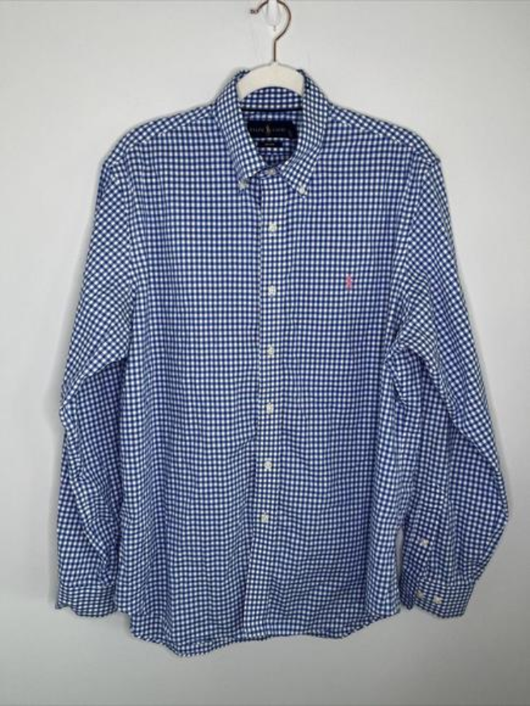 Ralph Lauren Button Down‎ Shirt Long Sleeve Gingham